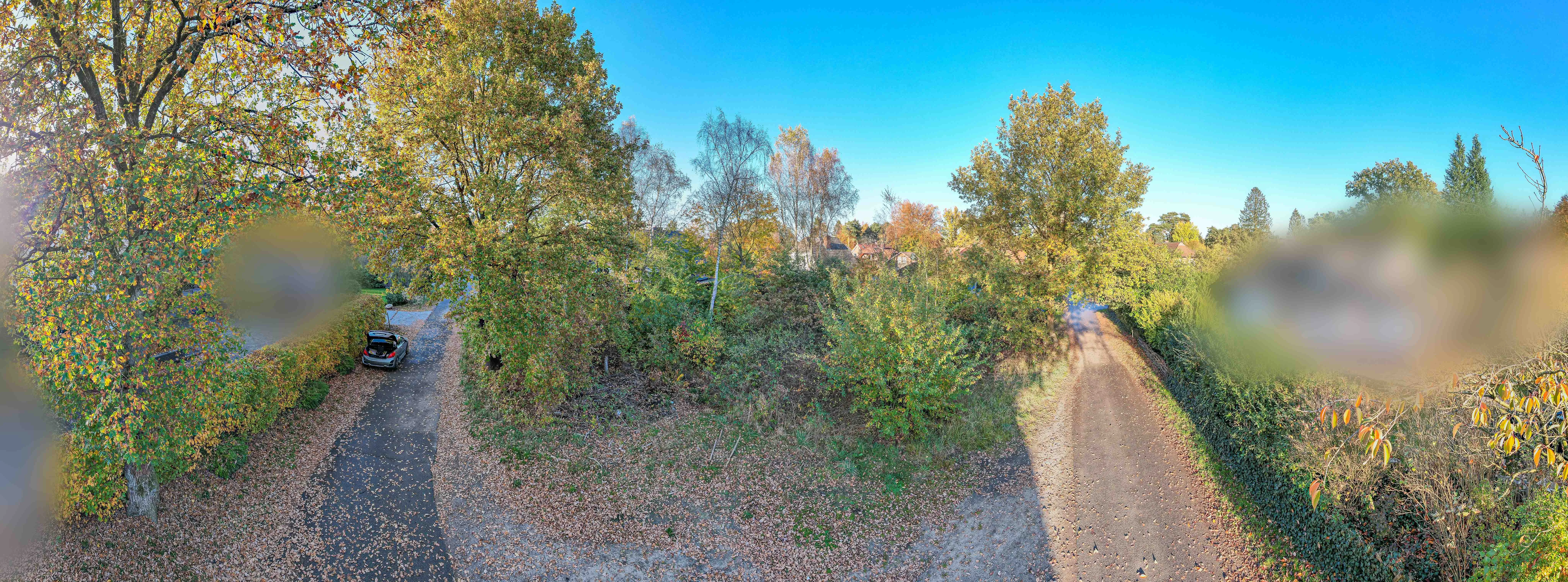 Baugrundstück - Panorama von oben